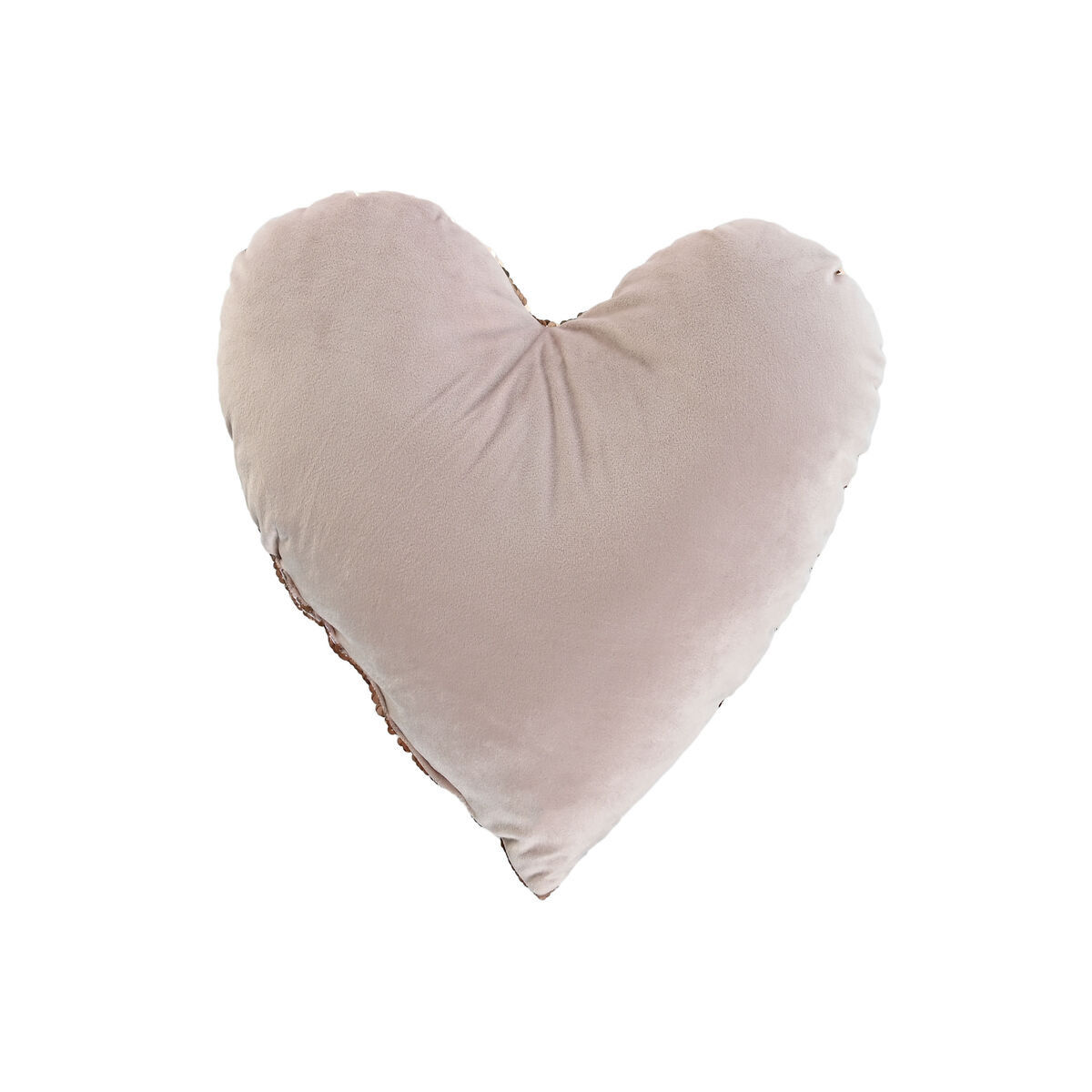 Kudde Home ESPRIT Rosa Hjärta Chic 40 x 12 x 40 cm - 4