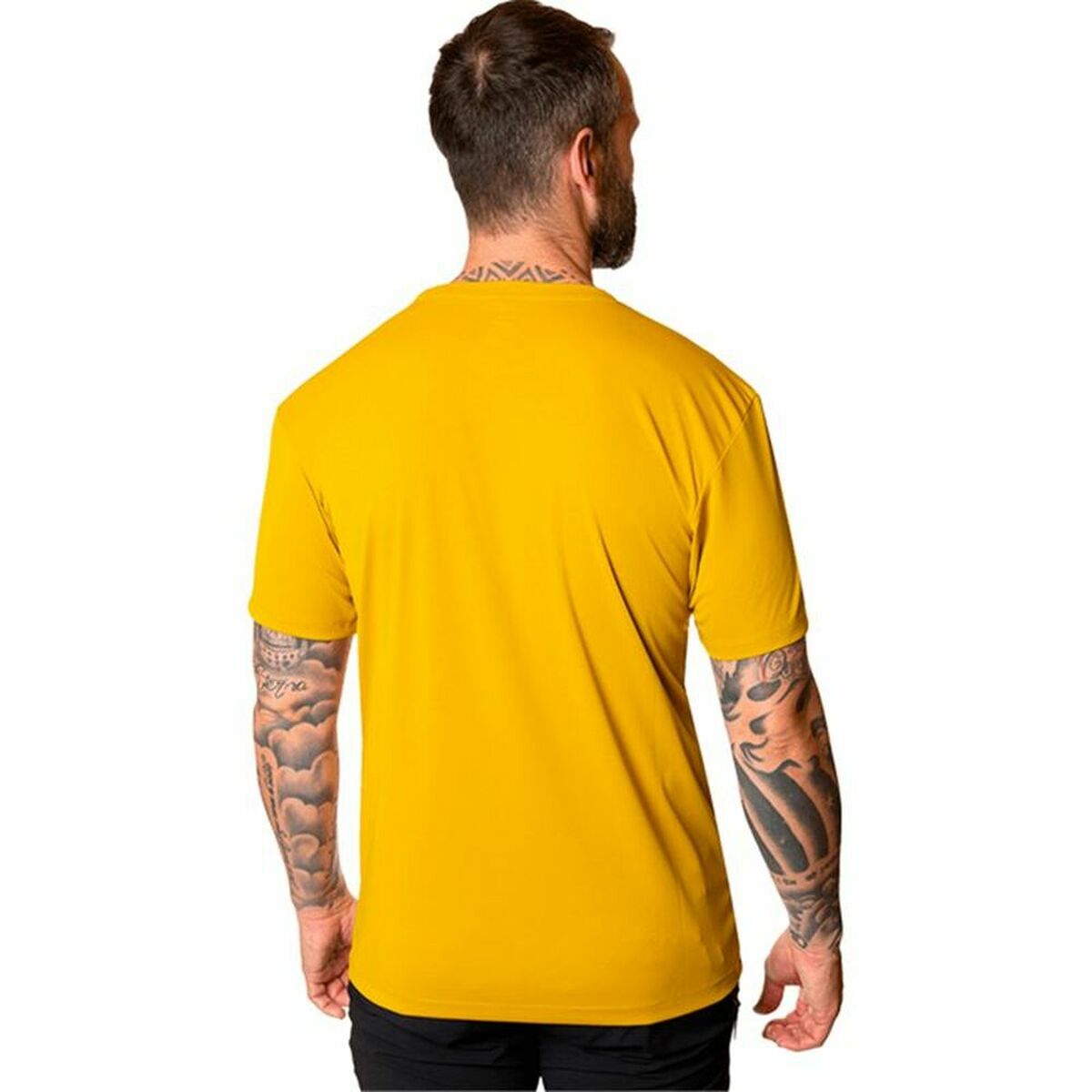 T-shirt med kortärm Herr Trangoworld Konak Gul - 3