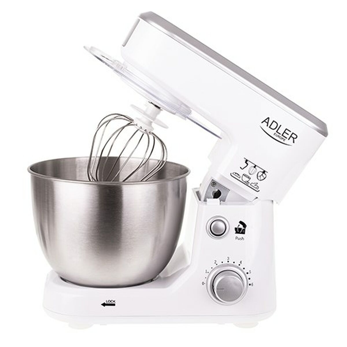 Köksrobot Adler AD 4216 Vit Svart 500 W 4 L - 5