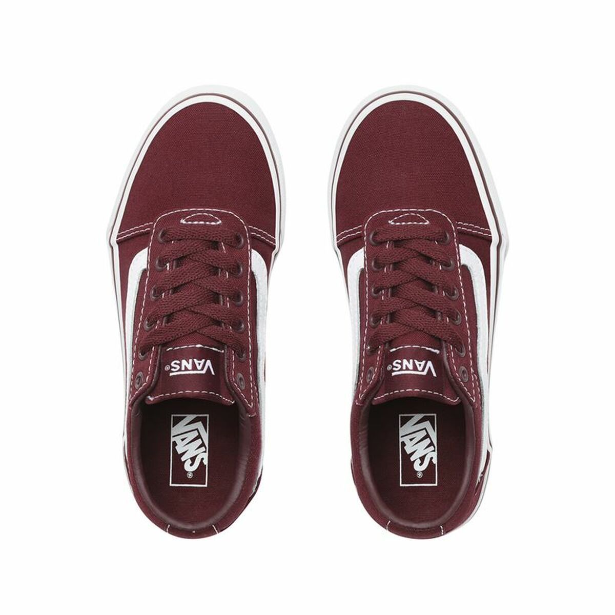 Sportskor Casual Barn Vans Yt Ward Rödbrun - 5