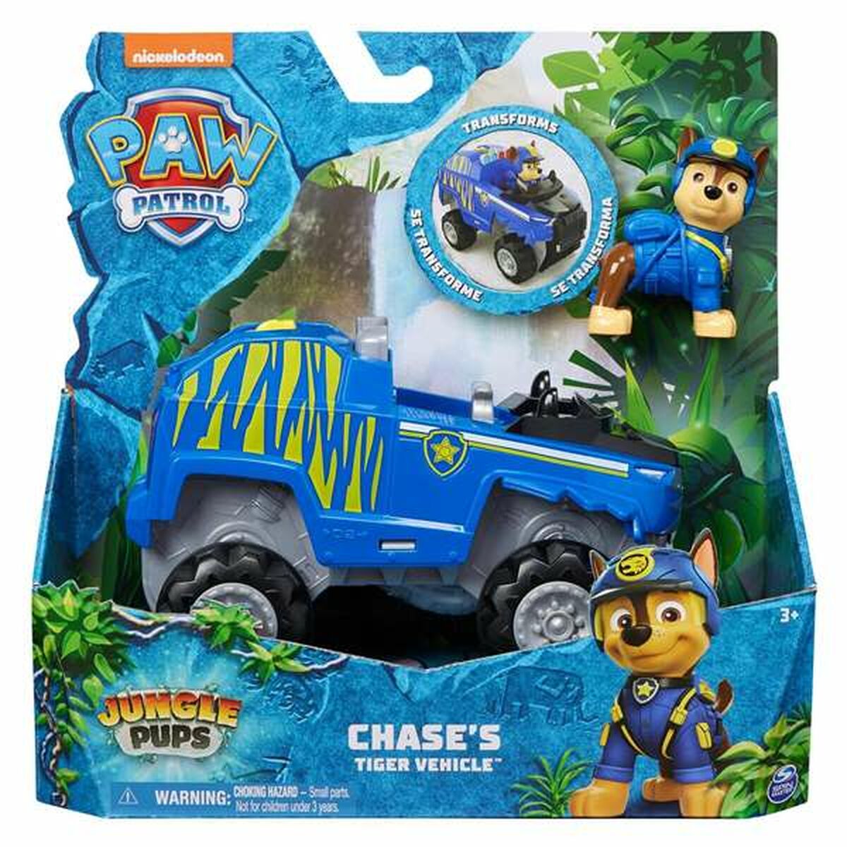 Liten leksaksbil The Paw Patrol Jungle Multicolour Svart/Blå - 9