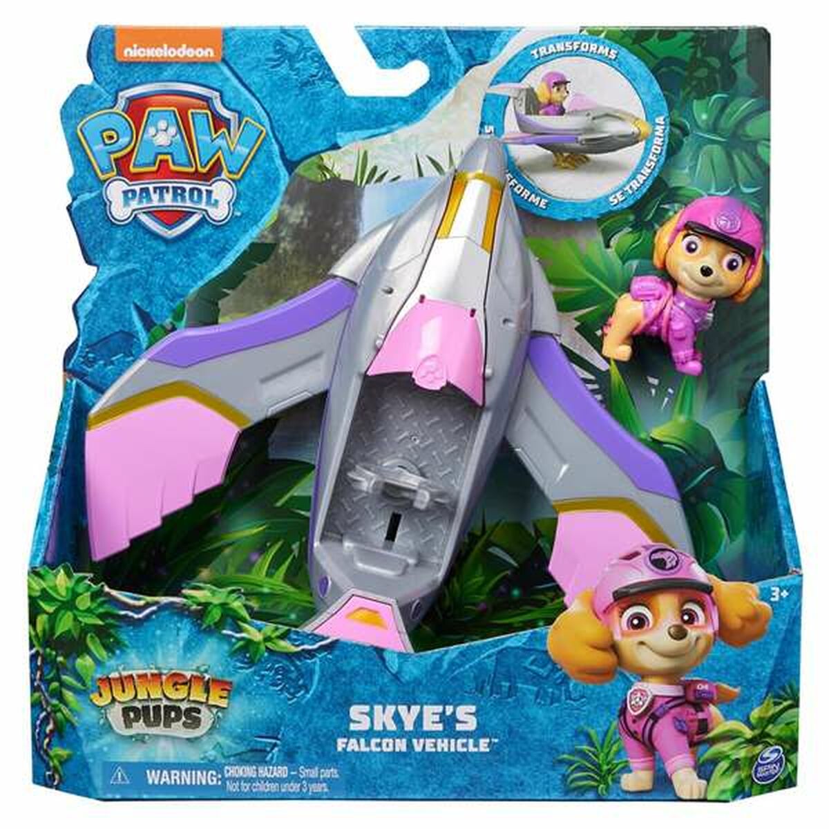 Liten leksaksbil The Paw Patrol Jungle Multicolour Svart/Blå - 7