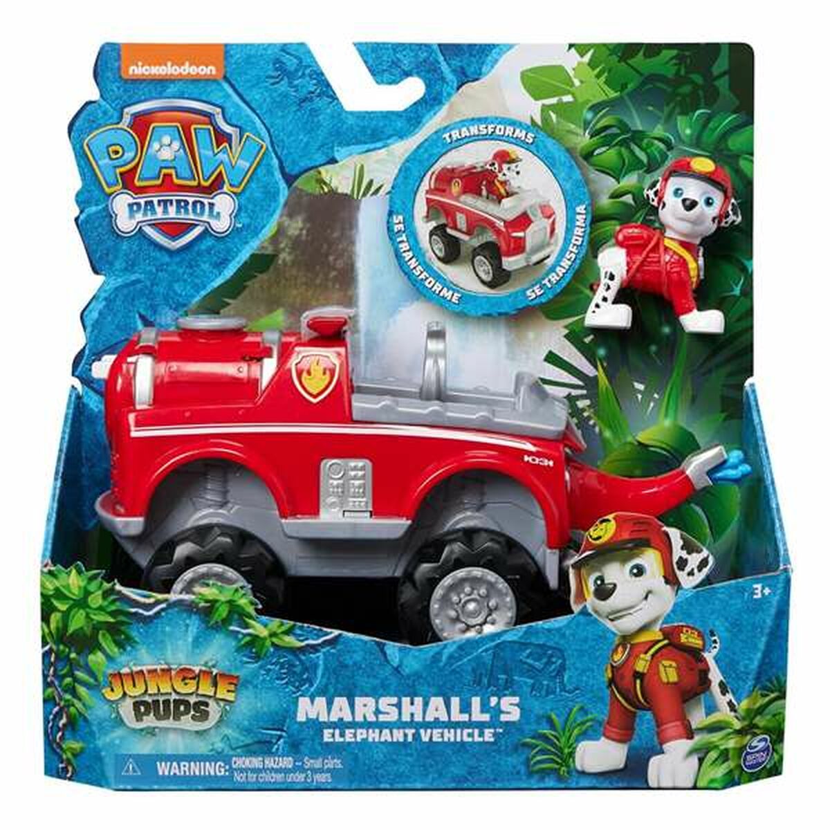 Liten leksaksbil The Paw Patrol Jungle Multicolour Svart/Blå - 4