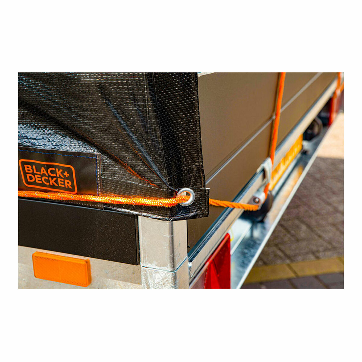 Släpvagnsskydd Black & Decker Svart 1,6 x 2,5 m - 4