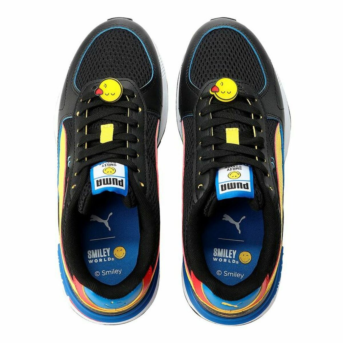 Sportskor för barn Puma Graviton SMILEYWORLD Jr Svart - 9