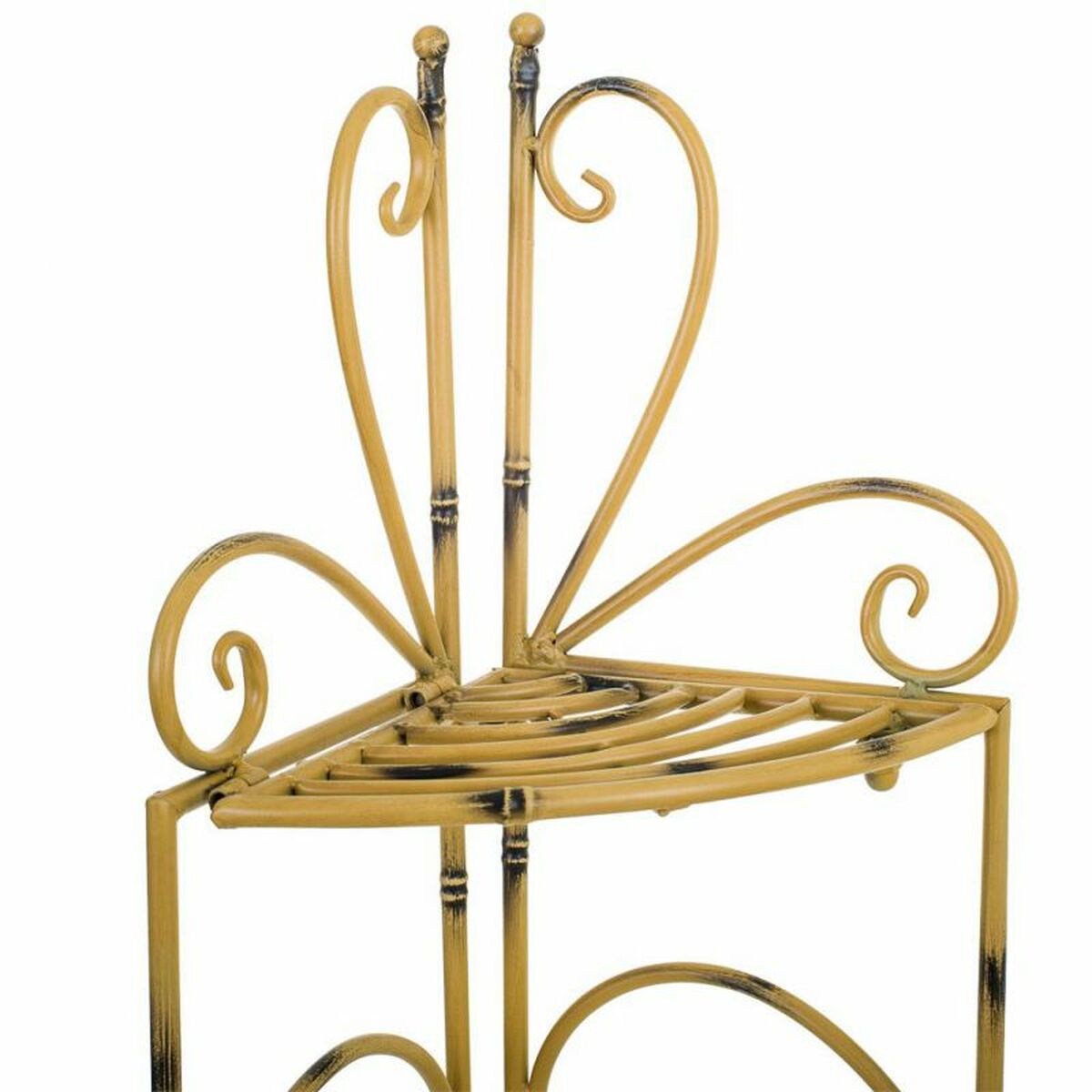 Vinkelhylla Alexandra House Living Gul 58 x 83 x 82 cm - 6