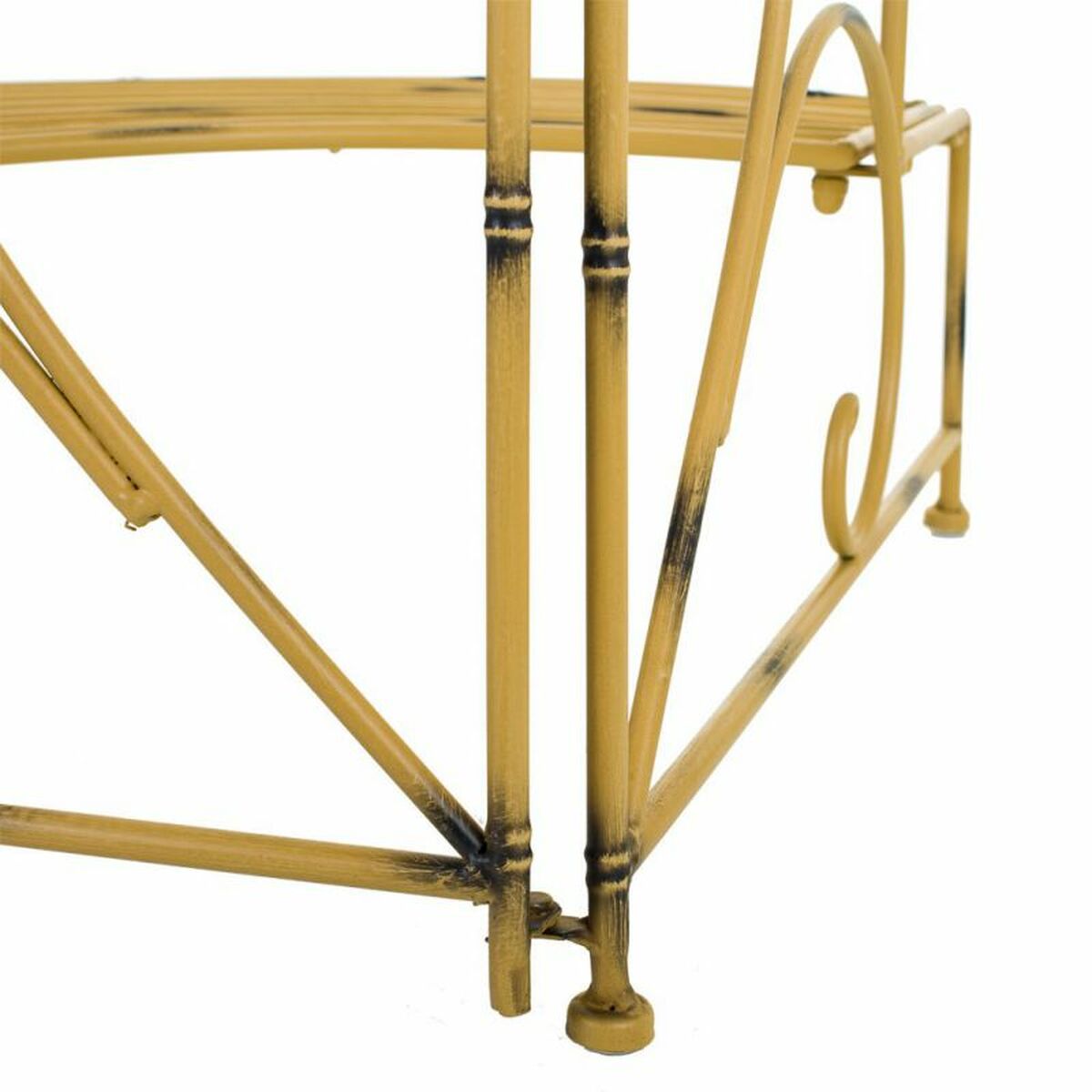 Vinkelhylla Alexandra House Living Gul 58 x 83 x 82 cm - 8