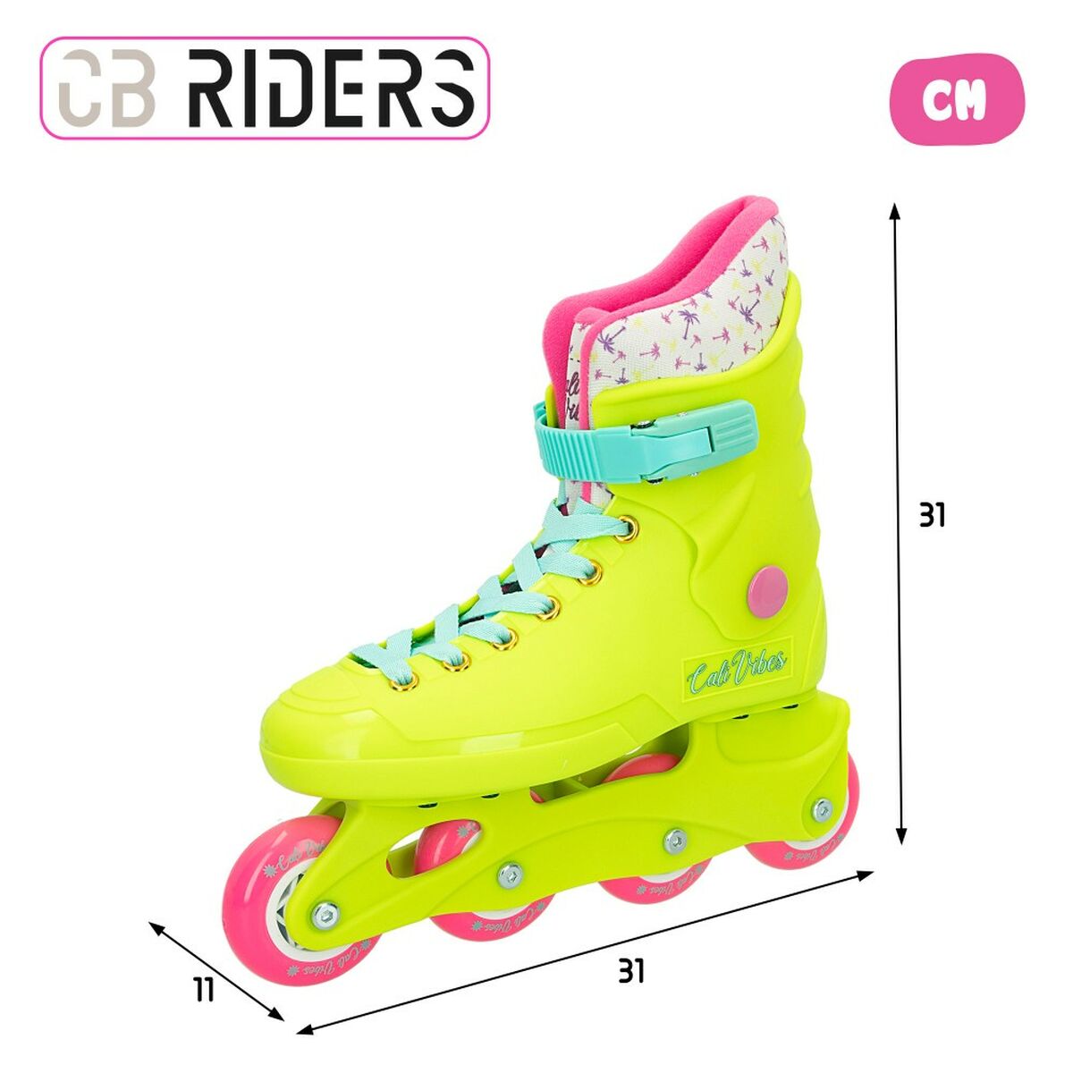Inlines Colorbaby Gul 38-39 (4 antal) - 4