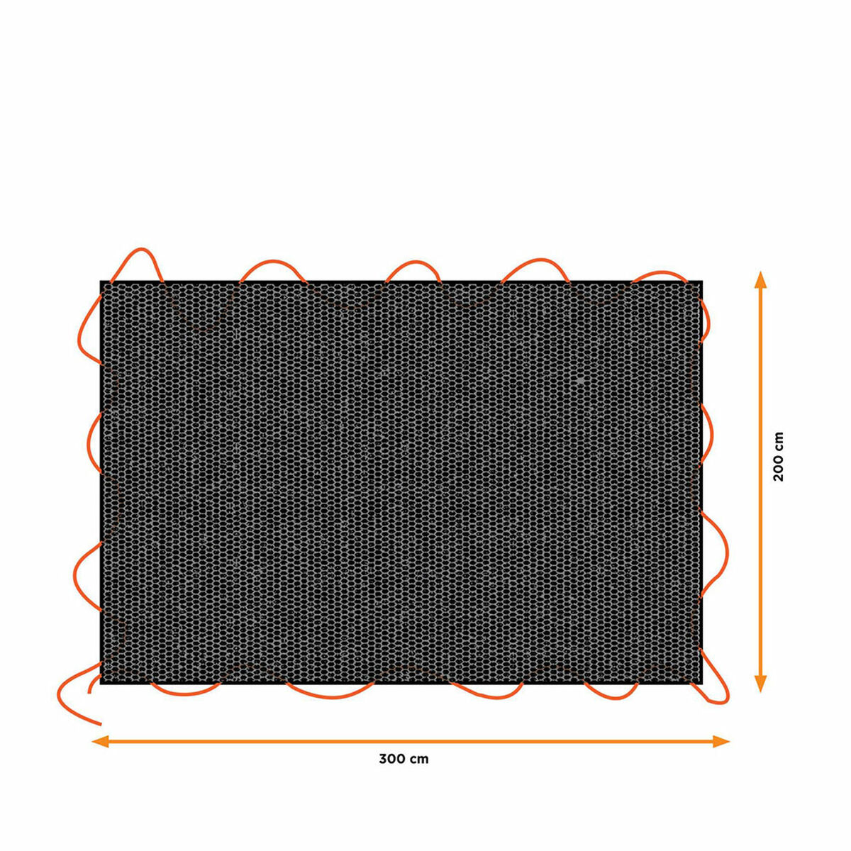 Släpvagnsskydd Black & Decker 2 x 3 m - 2