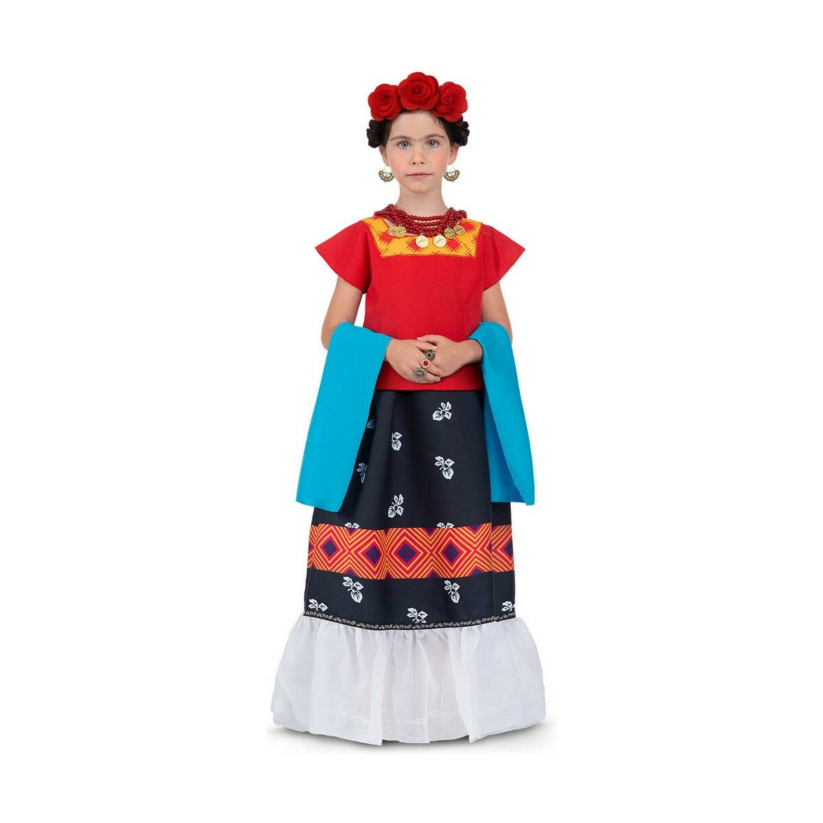 Maskeraddräkt för barn My Other Me Frida Kahlo (4 Delar)