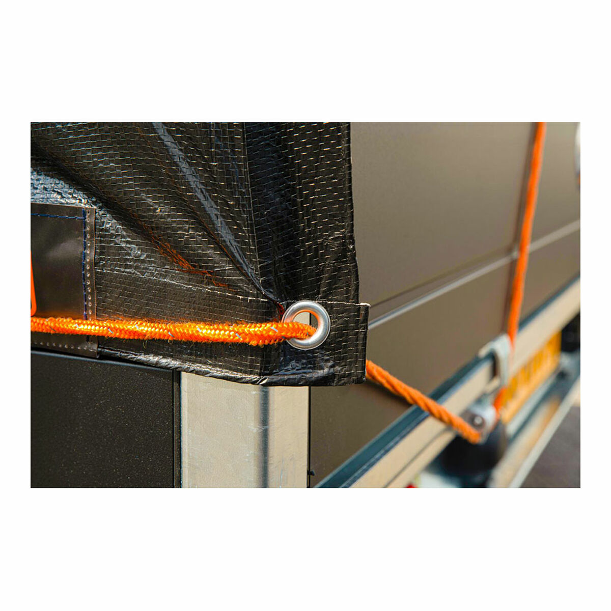 Släpvagnsskydd Black & Decker Svart 3 x 4 m - 4