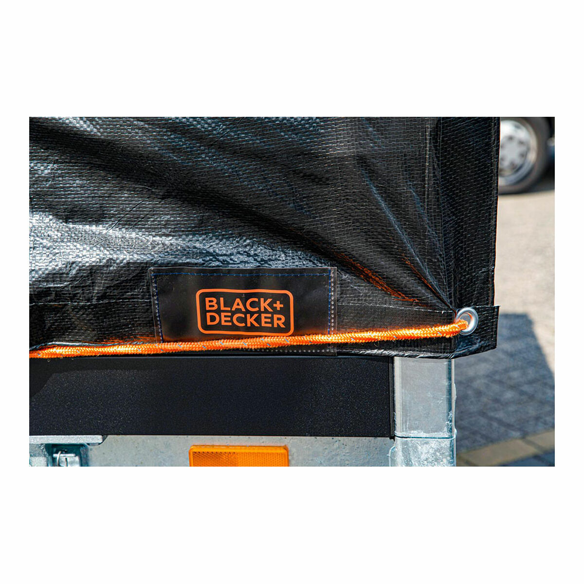 Släpvagnsskydd Black & Decker Svart 3 x 4 m - 3