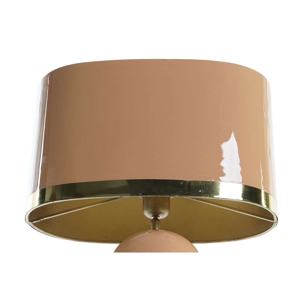Bordslampa DKD Home Decor Rosa Gyllene Metall Järn 50 W (37 x 21 x 52 cm) - 2