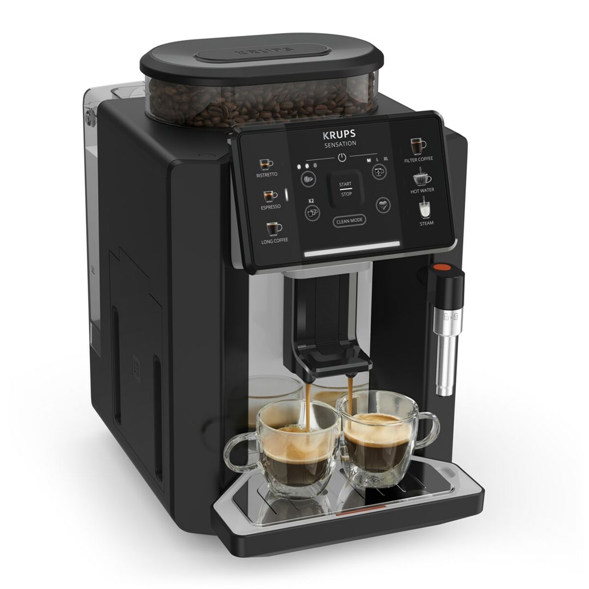 Superautomatisk kaffebryggare Krups EA910A10 Svart Krom 1450 W 15 bar 1,7 L - 2