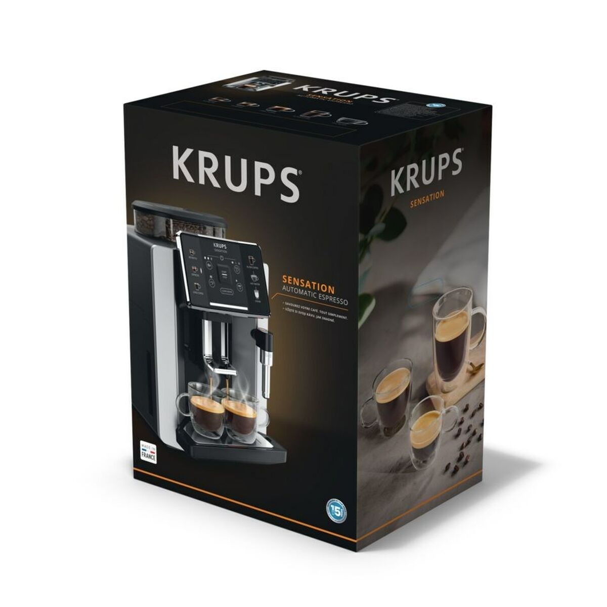 Superautomatisk kaffebryggare Krups EA910A10 Svart Krom 1450 W 15 bar 1,7 L - 3