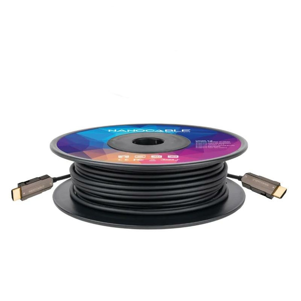 Kabel HDMI NANOCABLE 10.15.2060 60 m Svart 4K Ultra HD 18 Gbps - 2