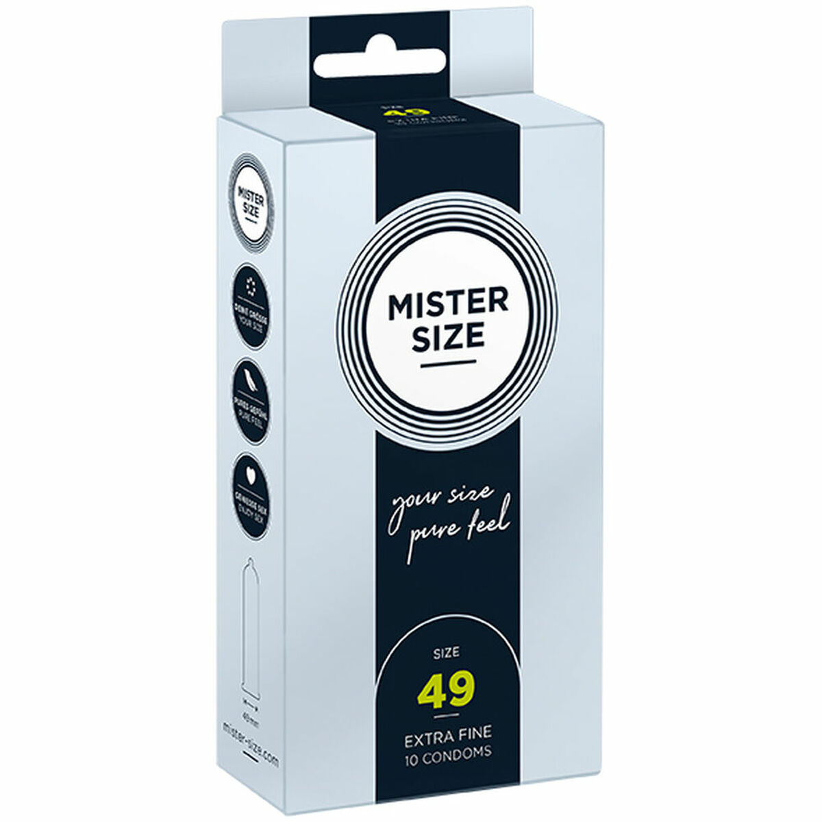 Kondomer Mister Size Extra fina (49 mm)