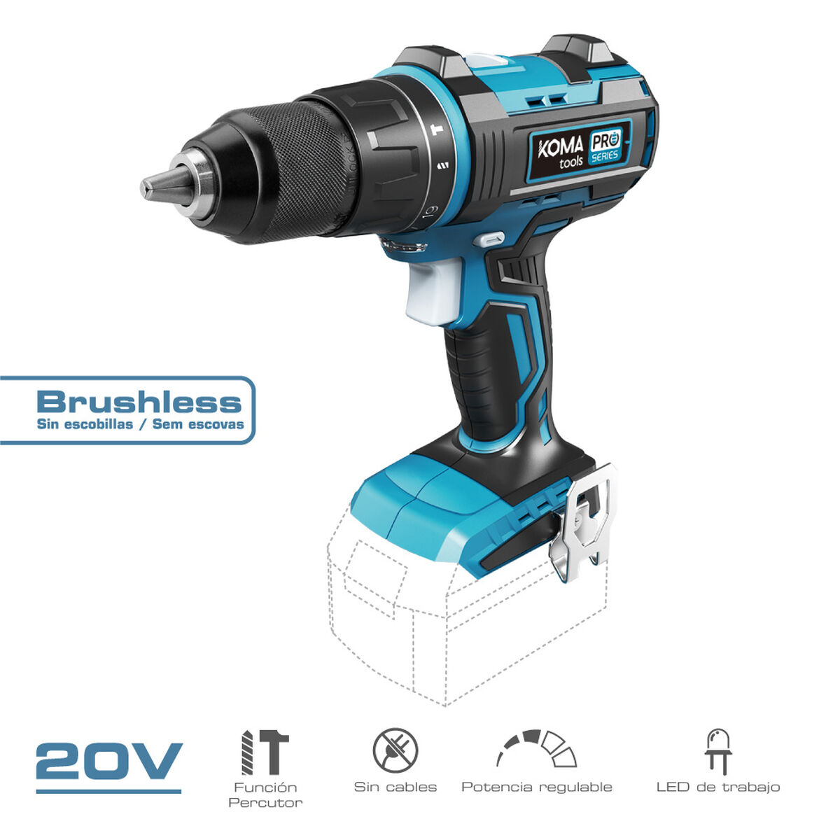 Elektrisk skruvmejsel Koma Tools Pro Series - 15