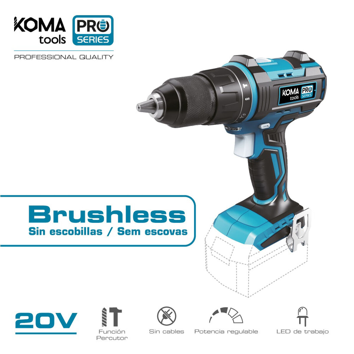 Elektrisk skruvmejsel Koma Tools Pro Series - 3