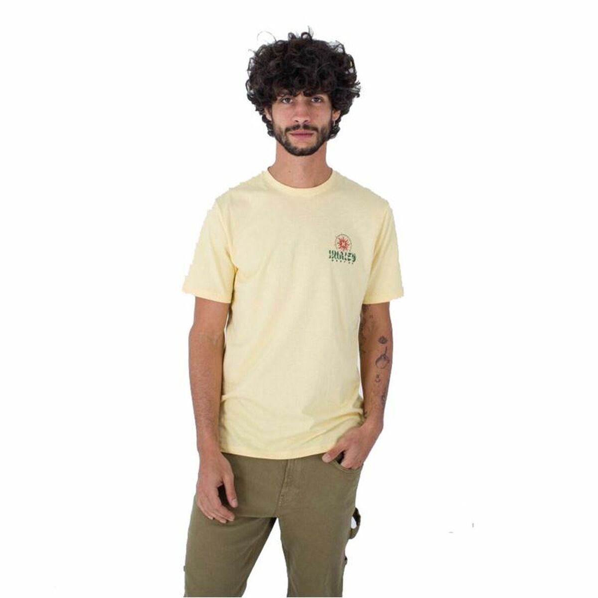 T-shirt Hurley Evd Exp Sun Is Shinning Gul Män