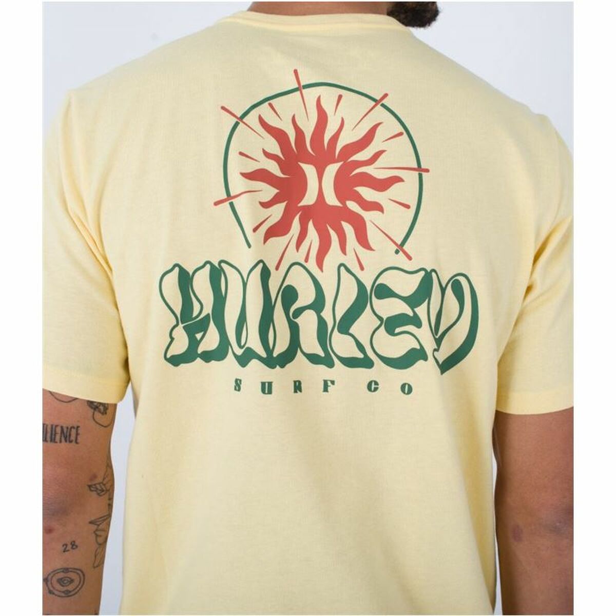 T-shirt Hurley Evd Exp Sun Is Shinning Gul Män - 3