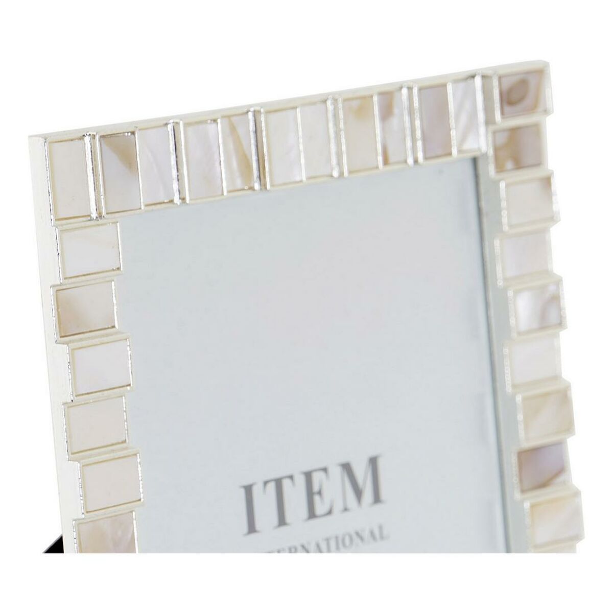 Fotoram DKD Home Decor Vit Metall Pärlemor - 2