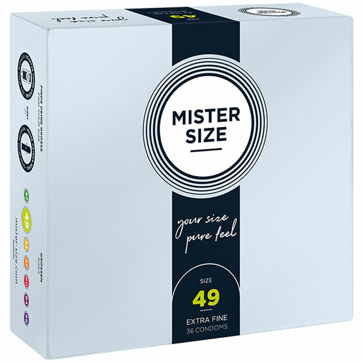 Kondomer Mister Size MR4936 Ø 4,9 cm