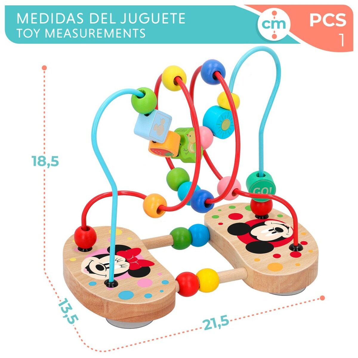 Aktivitetscentrum Disney 4 antal 21,5 x 18,5 x 13,5 cm - 3