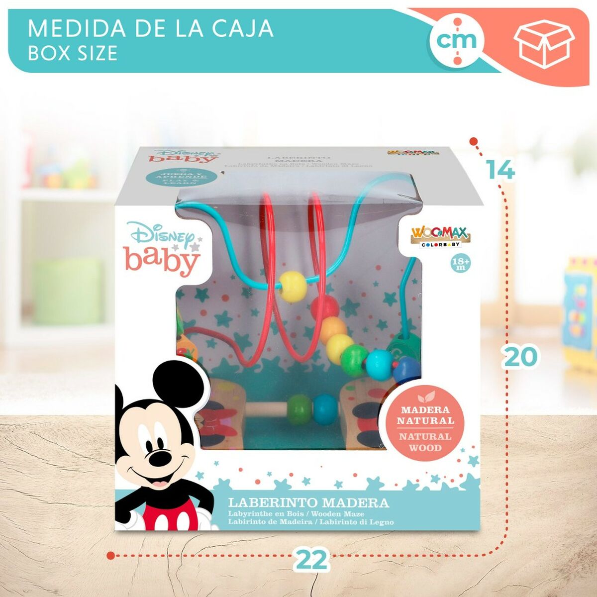 Aktivitetscentrum Disney 4 antal 21,5 x 18,5 x 13,5 cm - 2