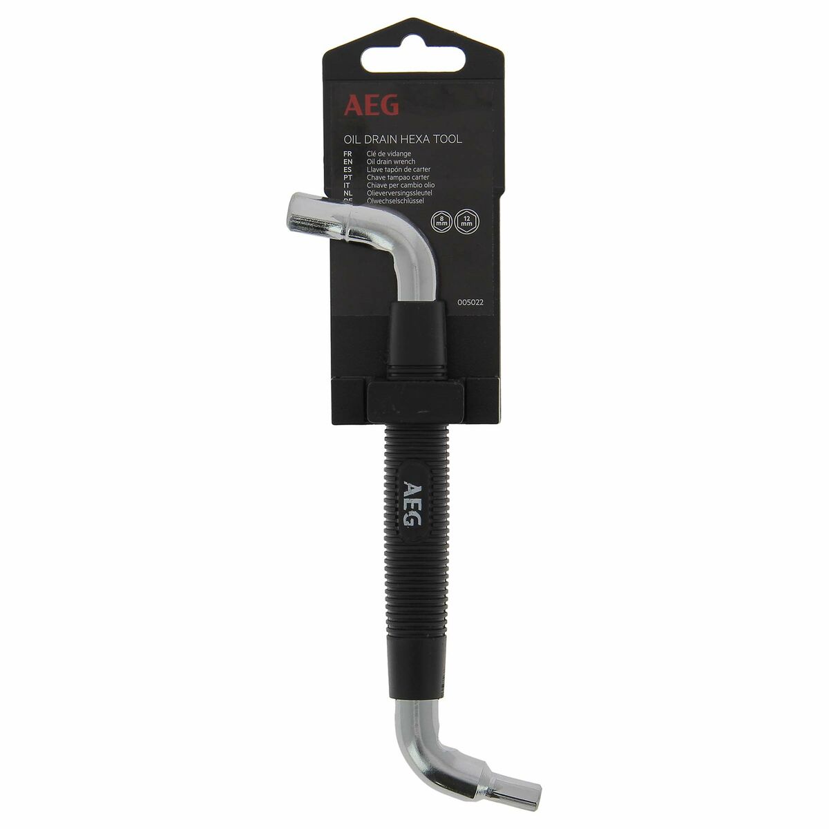 Oil drain wrench AEG 005022 Sexkantig 8 mm 12 mm - 2