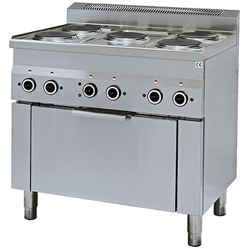 Spis 5 plattor, 1 elektrisk varmluftsugn med elektrisk grill