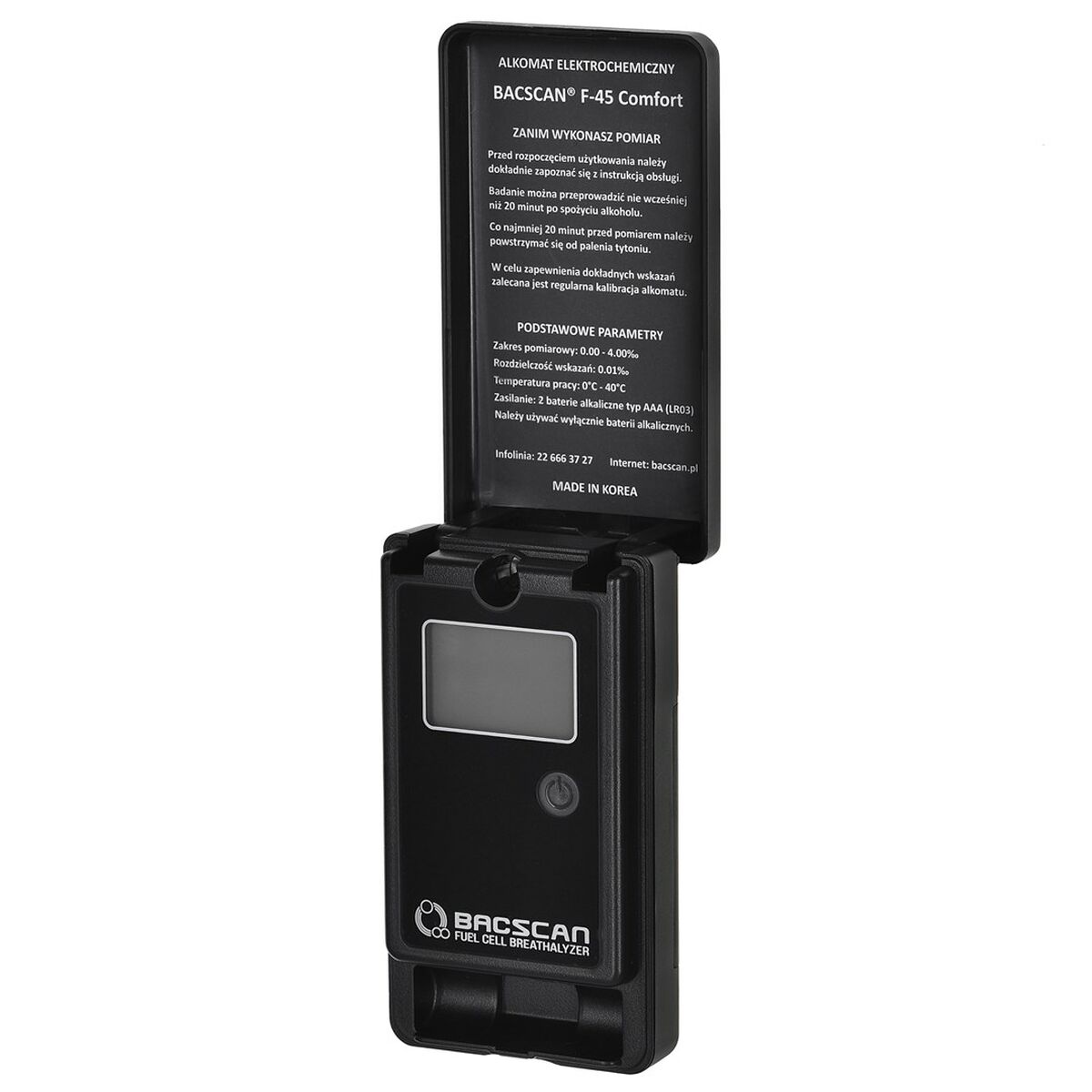 Digital alkomätare Bacscan F-45 Comfort Svart - 2