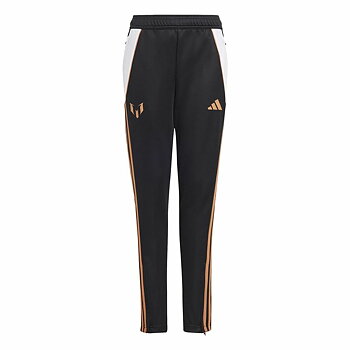 Långa träningsbyxor Adidas Messi Infantil Svart