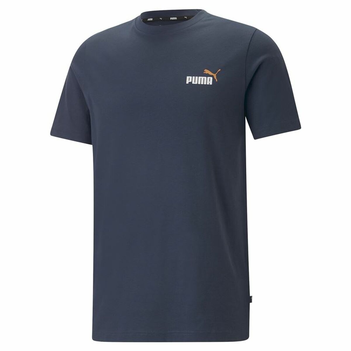 T-shirt Puma Ess+ 2 Col Small Log Mörkblå Unisex