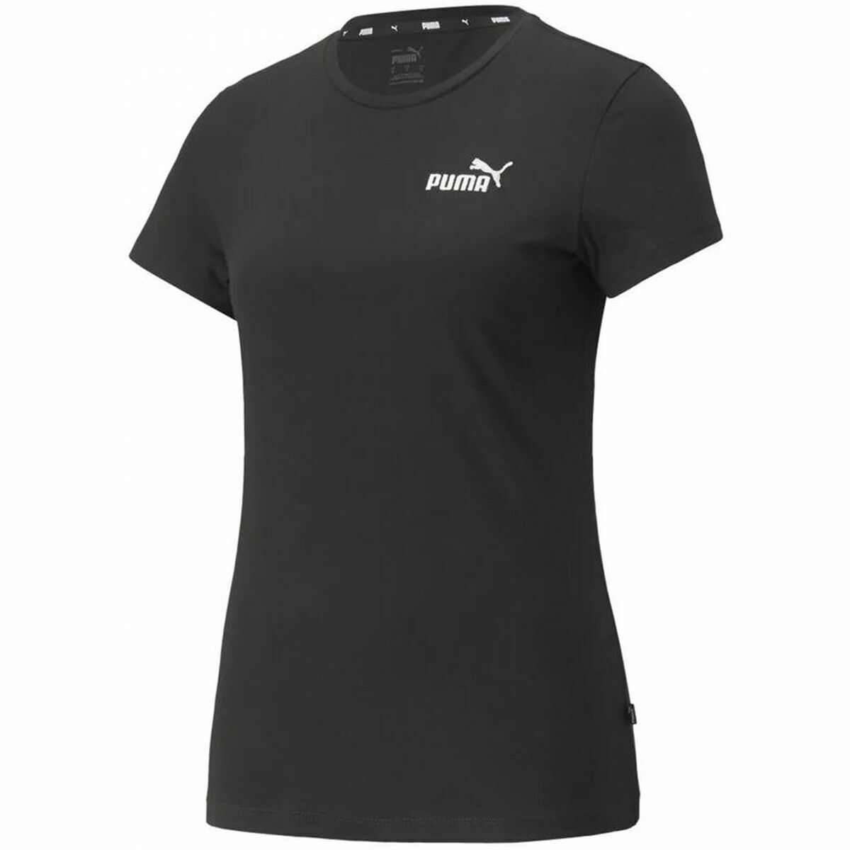 Sporttröja med ärmar Puma Essentials+ Embroidery Svart - 4