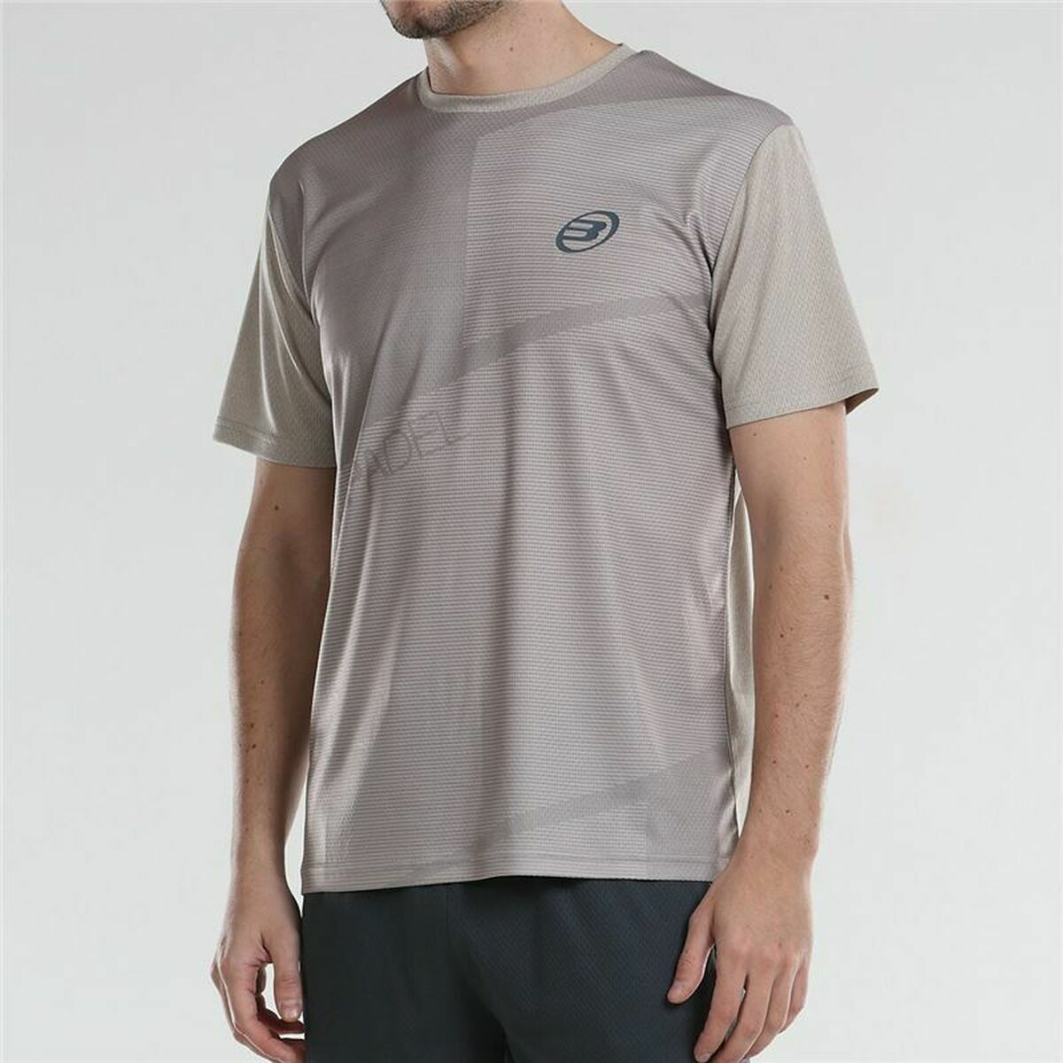 T-shirt med kortärm Herr Bullpadel Afile Grå - 3