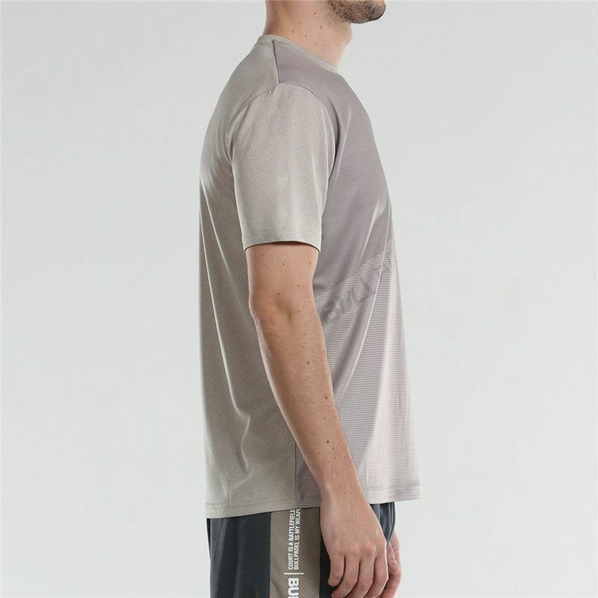 T-shirt med kortärm Herr Bullpadel Afile Grå - 2