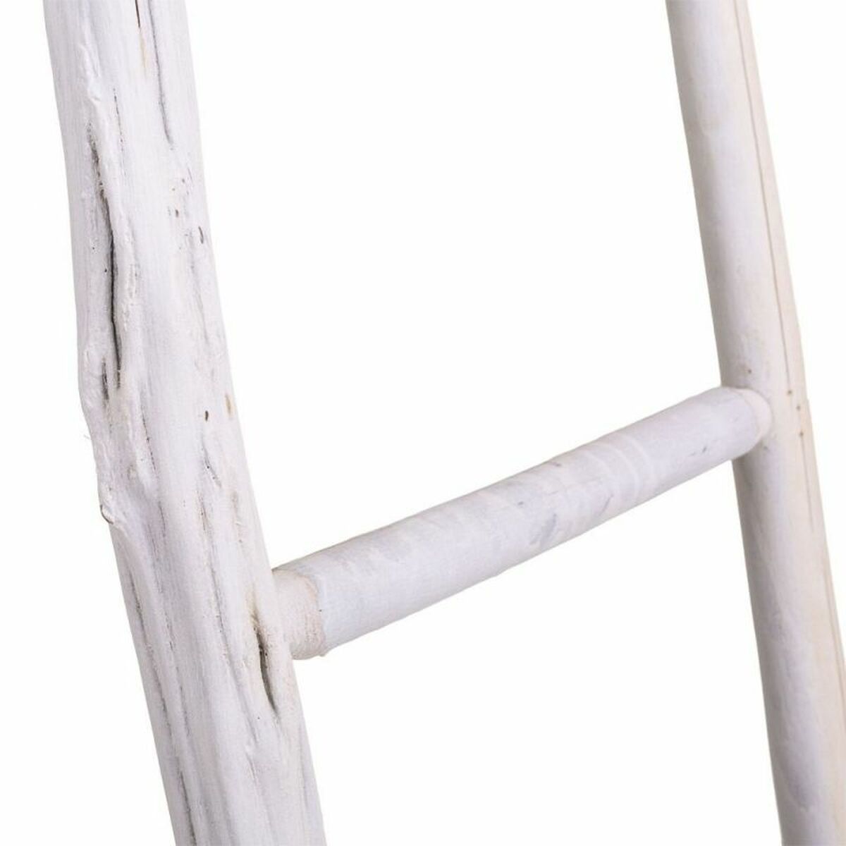 Bokhylla Alexandra House Living Vit Granträ 3 x 44 x 150 cm Trappa - 8