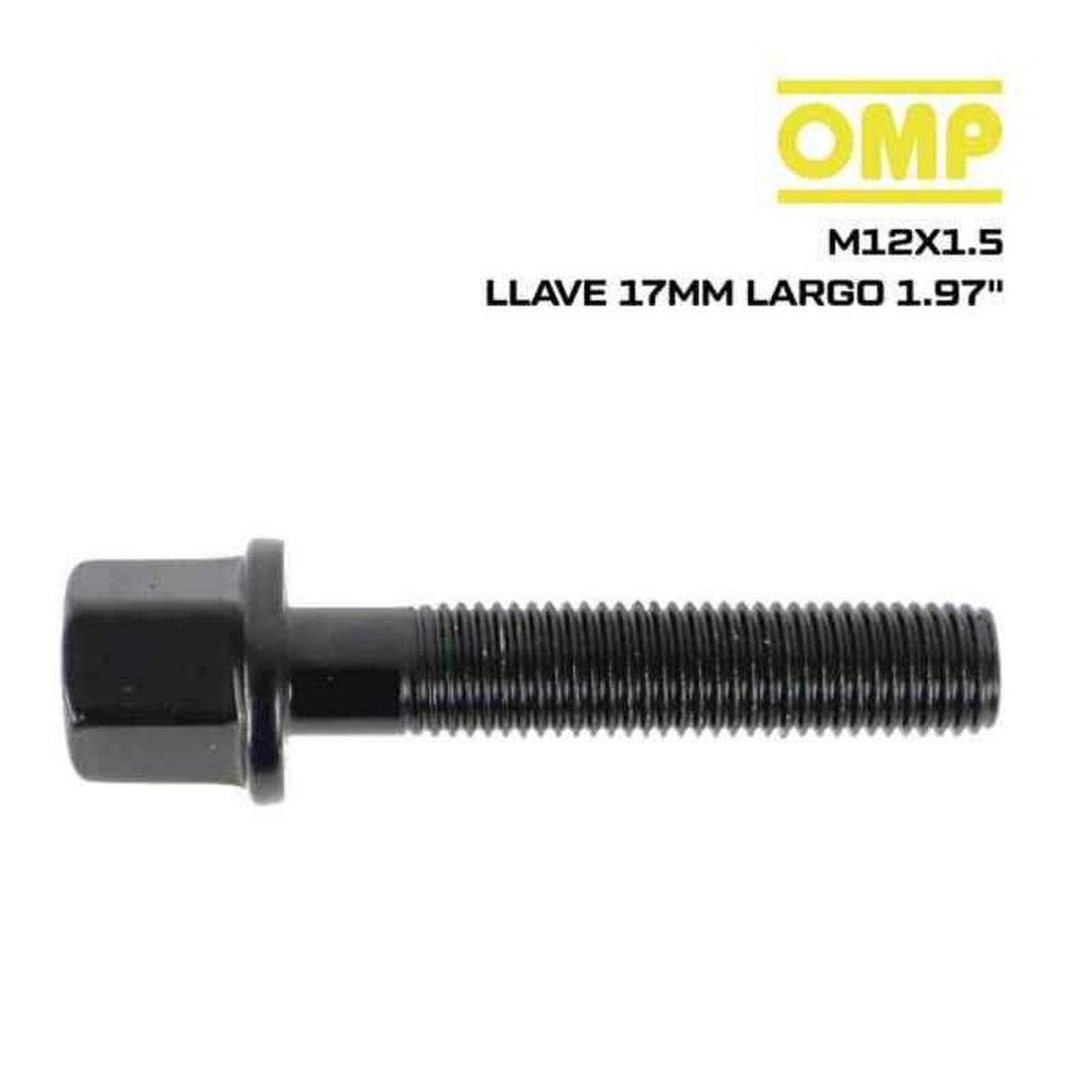 Skruvsats OMP OMPS09641201 M12 x 1,50 Svart - 7