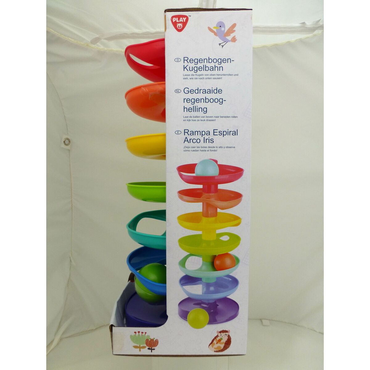 Aktivitetsspiral PlayGo Rainbow 4 antal 15 x 37 x 15,5 cm - 12