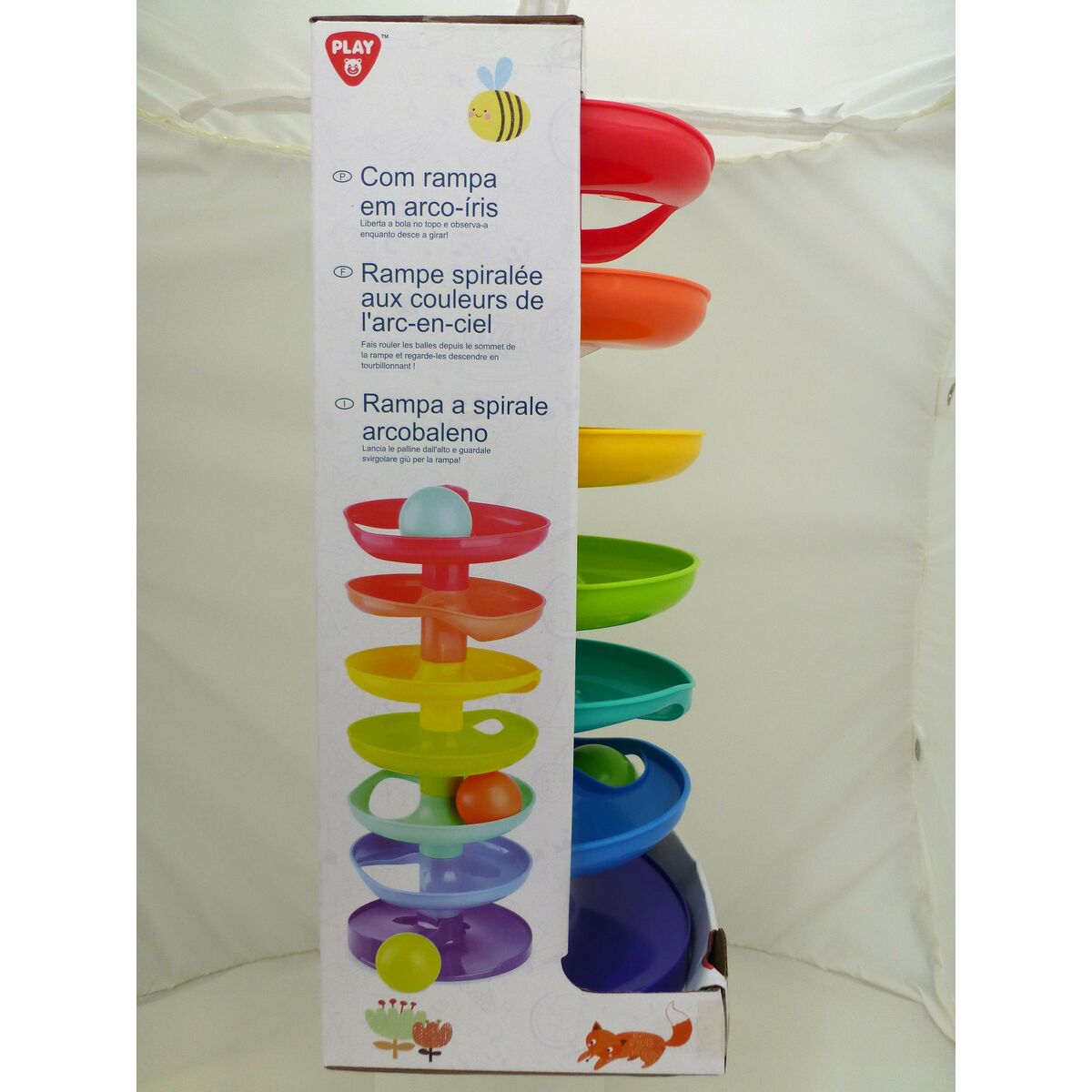 Aktivitetsspiral PlayGo Rainbow 4 antal 15 x 37 x 15,5 cm - 11