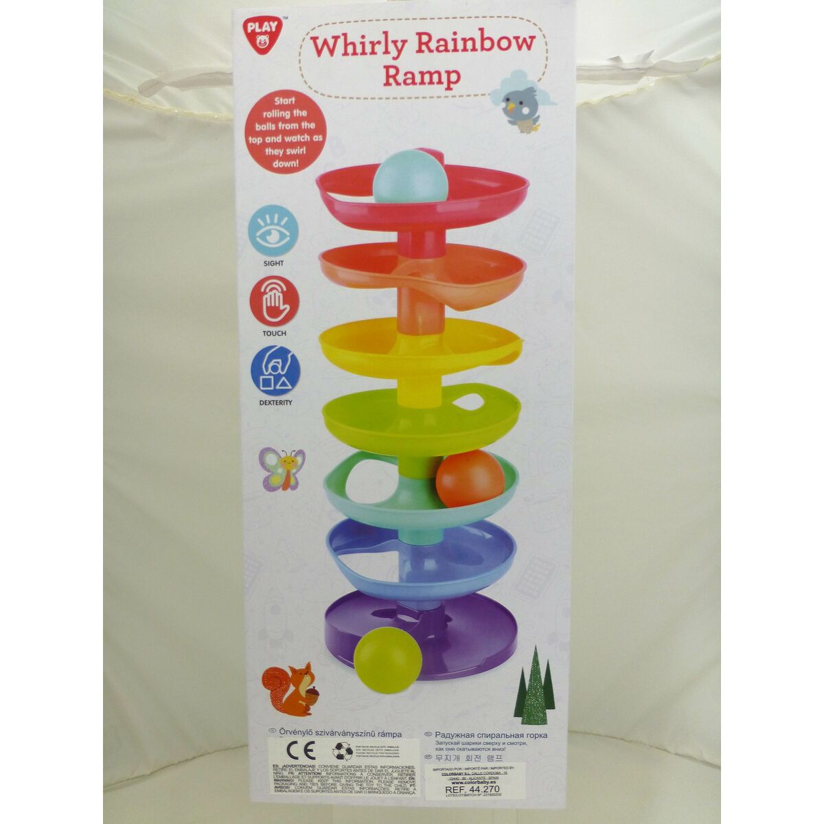 Aktivitetsspiral PlayGo Rainbow 4 antal 15 x 37 x 15,5 cm - 10