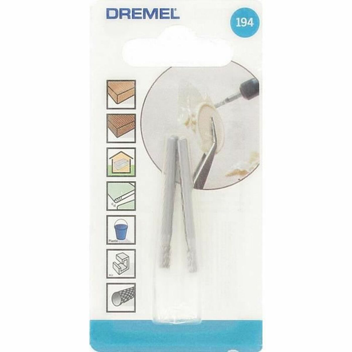 Milling Cutter Dremel 194 Cylindrisk Ø 3,2 mm (2 antal) - 4