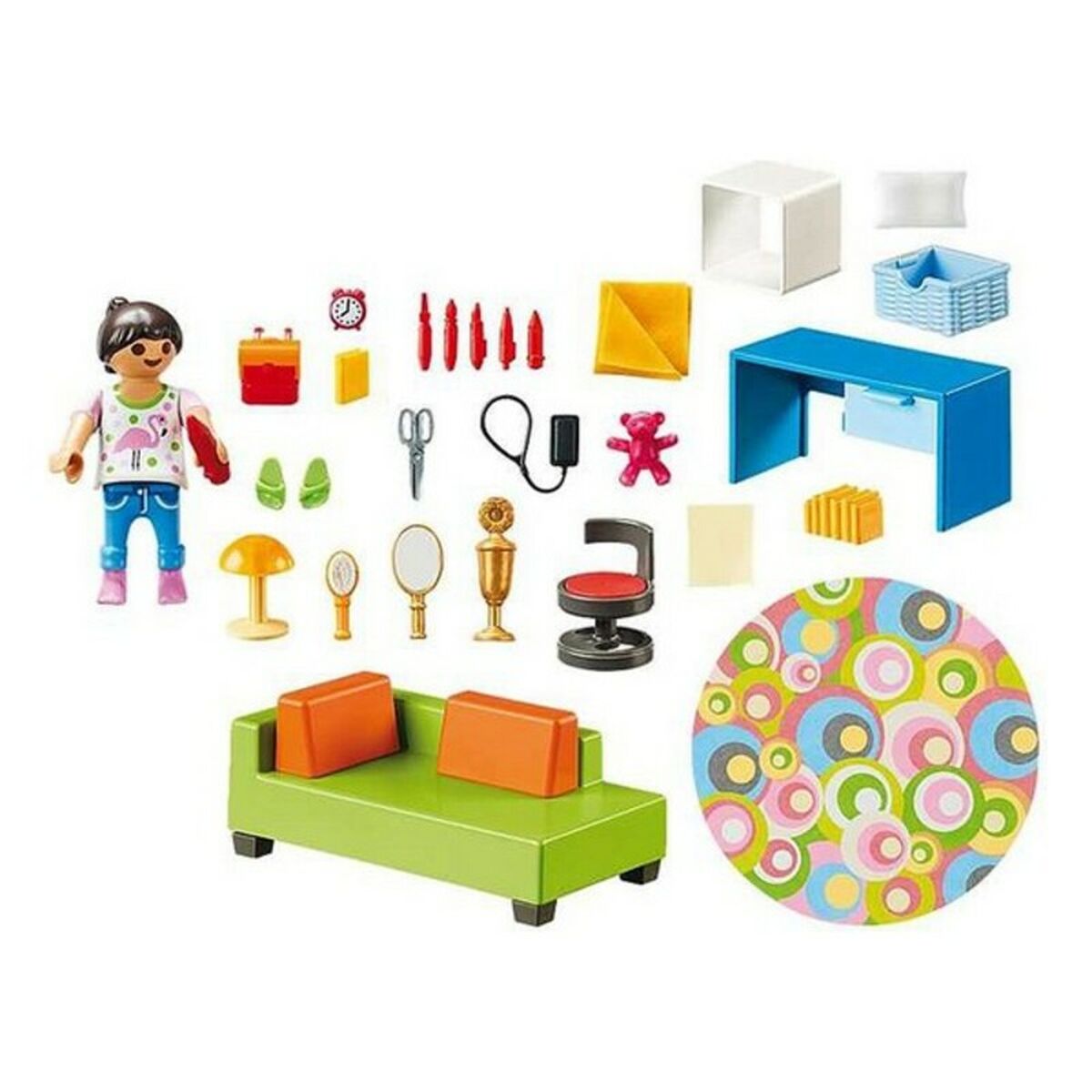 Playset Dollhouse Teenager's Room Playmobil 70209 (43 pcs) - 6