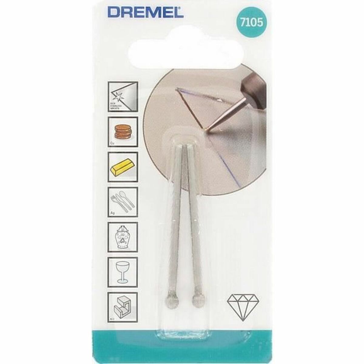 Milling Cutter Dremel 7105 Ø 4,4 mm - 3