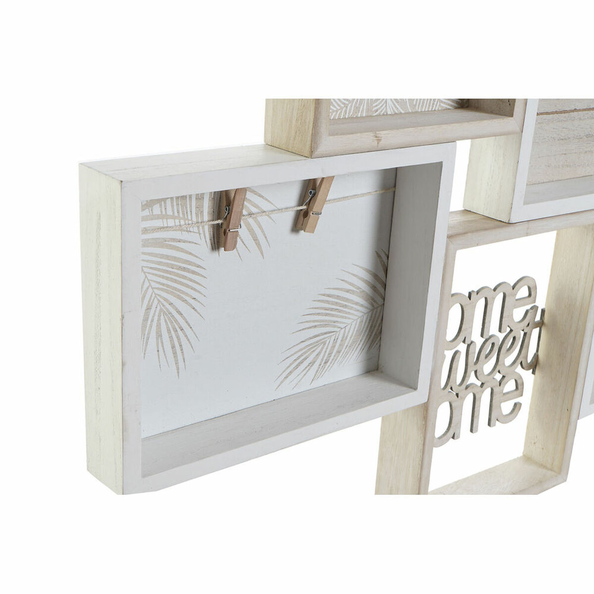 Fotoram med klämmor DKD Home Decor Trä MDF Medelhavs 59 x 4 x 48 cm - 3