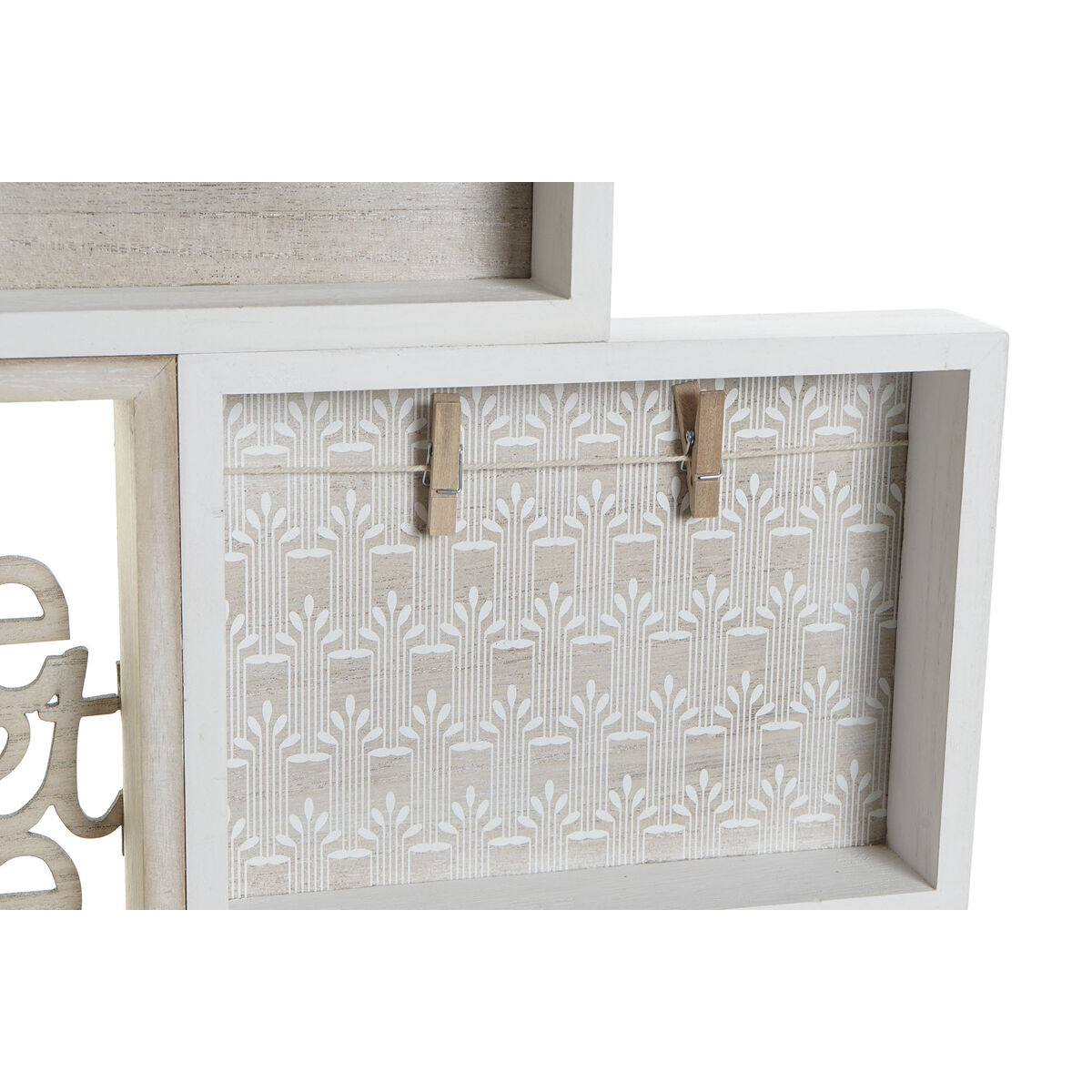 Fotoram med klämmor DKD Home Decor Trä MDF Medelhavs 59 x 4 x 48 cm - 2