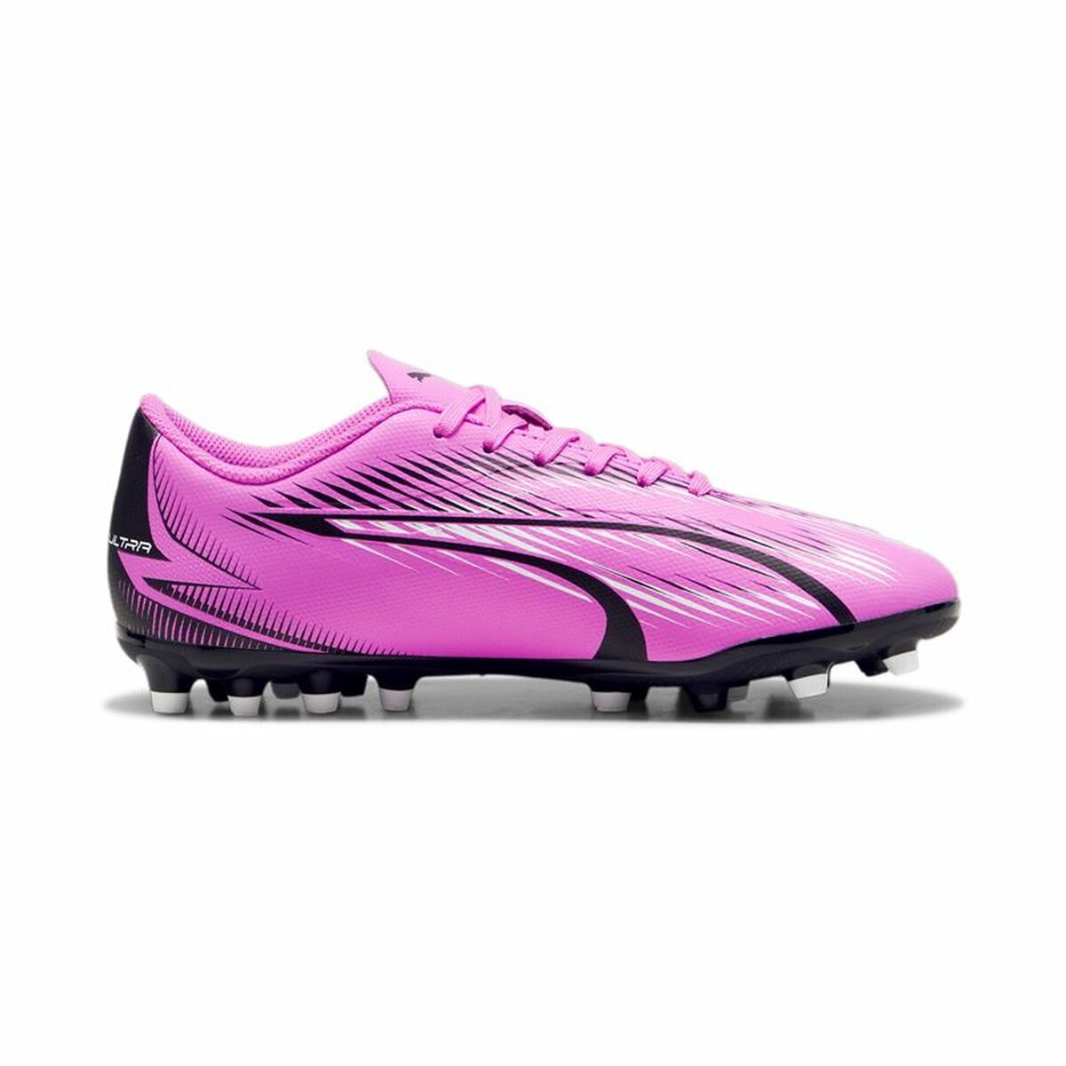 Multi-dubbade fotbollsskor för barn Puma Ultra Play MG Mörkrosa - 2