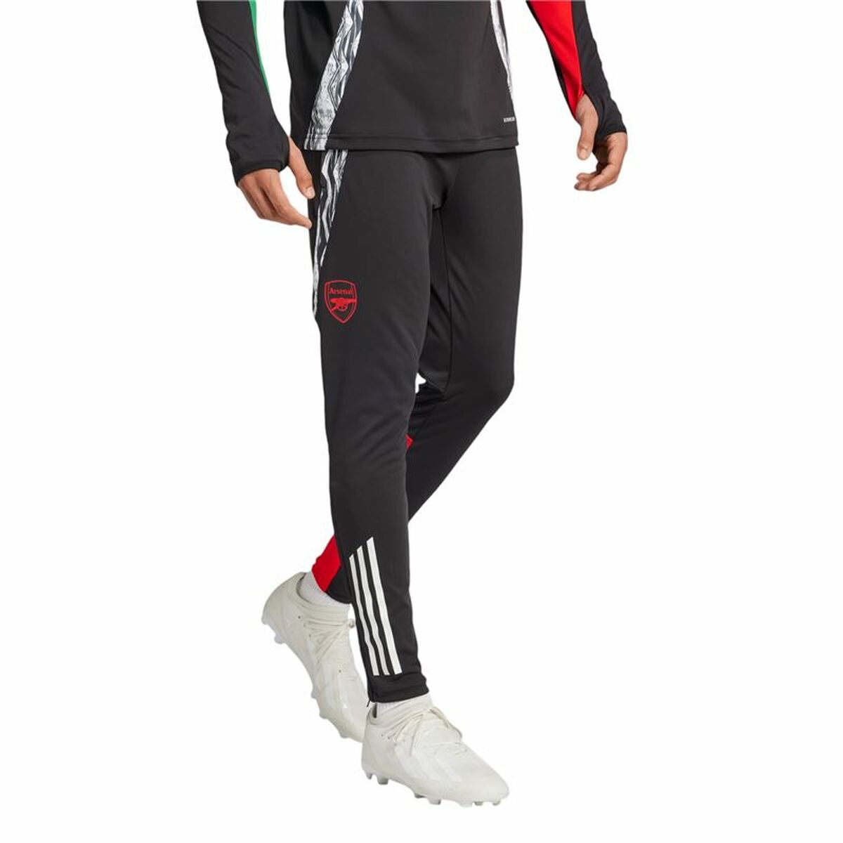 Fotbollsträningsbyxor, Vuxen Adidas Arsenal Fc 24/25 Tiro24 Svart Män - 2