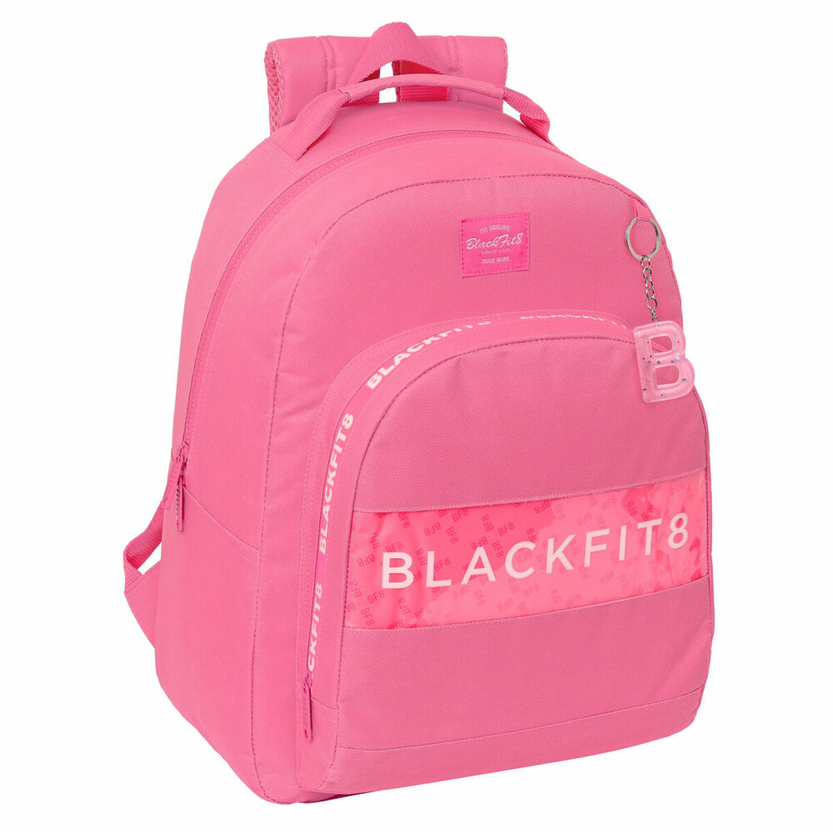 Skolryggsäck BlackFit8 Glow up Rosa (32 x 42 x 15 cm)